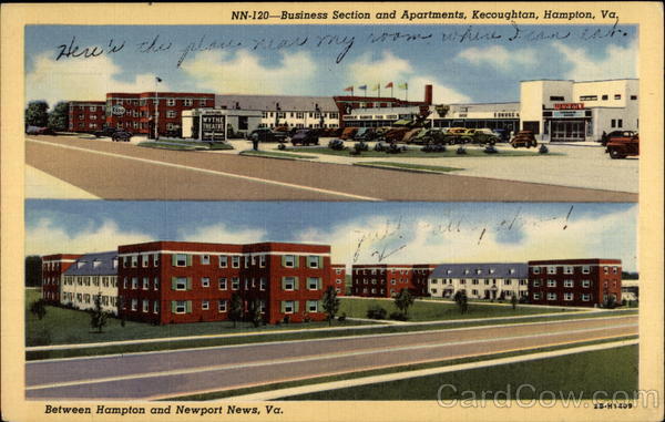 Business Section and Apartments Kecoughtan Virginia