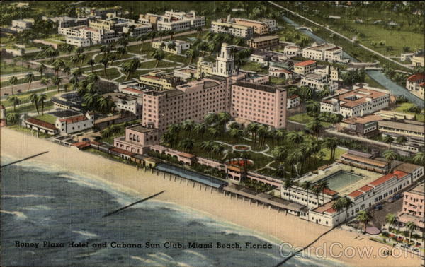 Roney Plaza Hotel and Cabana Sun Club Miami Beach Florida