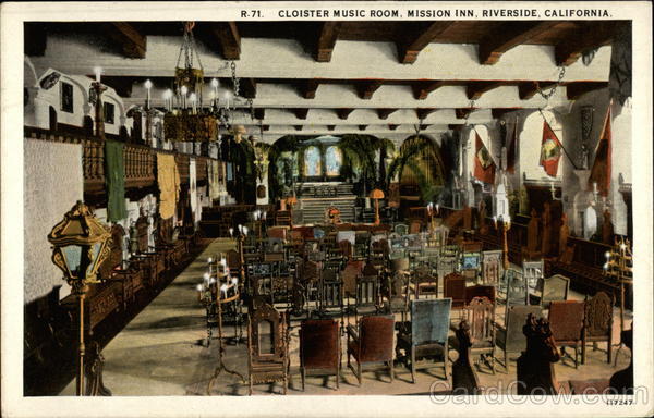 Cloister Music Room, Mission Inn Riverside California