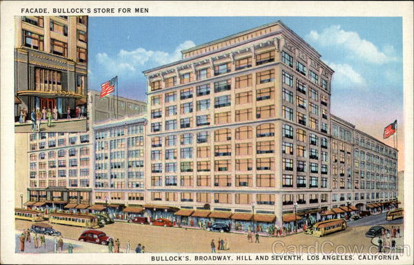 Facade, Bullock's Store For Men Los Angeles California