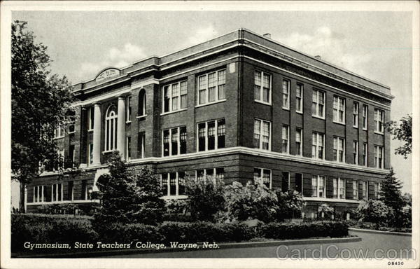 Gymnasium, State Teachers' College, Wayne, Neb Nebraska