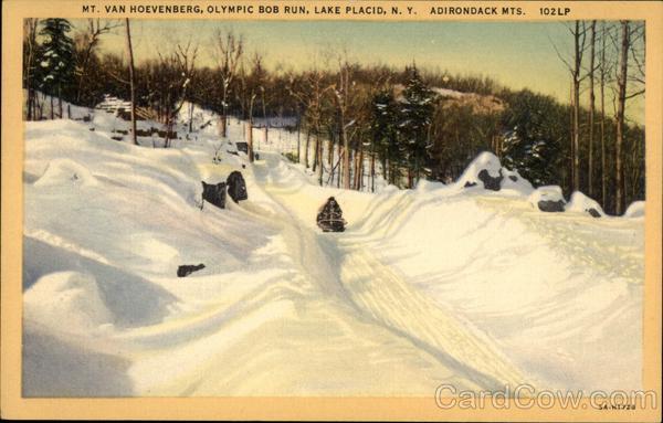 Mt. Van Hoevenberg, Olympic Bob Run - Adirondack Mts Lake Placid New York