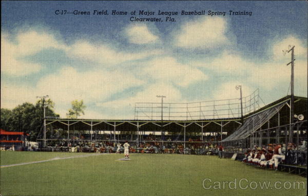 Green Field, Home of Major League Baseball Spring Training Clearwater Florida