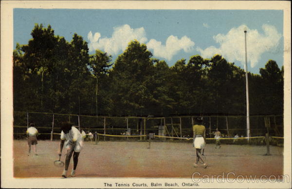 The Tennis Courts, Balm Beach, Ontario Canada