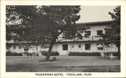 Tradewinds Motel Tokeland, WA Postcard Postcard