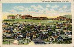 Montana School of Mines Butte, MT Postcard Postcard