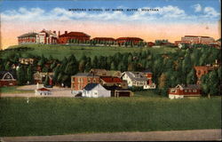 Montana School of Mines Butte, MT Postcard Postcard