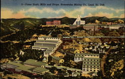 Yates Shaft, Mills and Shops - Homestake Mining Company Postcard