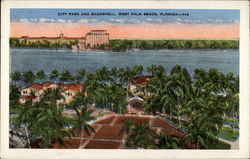 City Park and Bandshell Postcard