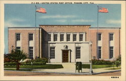 United States Post Office Panama City, FL Postcard Postcard