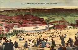 Amphetheatre at Red Rocks Park Postcard