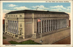 Post Office and Federal Building Denver, CO Postcard Postcard
