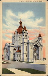 Facade of the St. Paul Cathedral Postcard