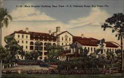 Main Hospital Building, Rear View - U.S. Veterans Home Bay Pines, FL Postcard Postcard