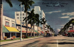 Lincoln Road at Greetings Postcard