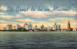 It's Great to be in Miami! Florida Postcard Postcard
