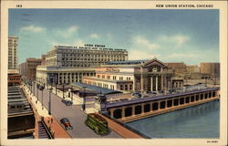 New Union Station Chicago, IL Postcard Postcard