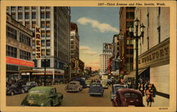 Third Avenue and Pike Postcard