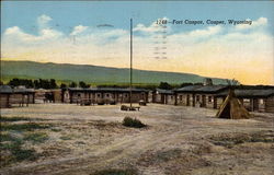 Fort Caspar Casper, WY Postcard Postcard