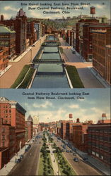 Central Parkway Boulevard Postcard