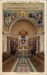 Exposition Altar of Perpetual Adoration Shrine Postcard