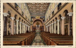 Perpetual Adoration Church Mundelein, IL Postcard Postcard