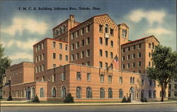 Y. M. C. A. Building, Jefferson Ave Toledo, OH Postcard Postcard