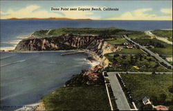 Dana Point near Laguna Beach California Postcard Postcard