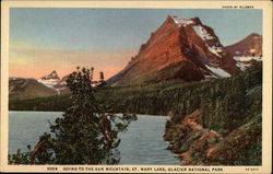 Going to the Sun Mountain, St. Mary Lake Postcard