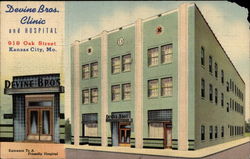 Devine Bros. Clinic and Hospital Postcard
