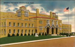 Memorial Auditorium Wichita Falls, TX Postcard Postcard