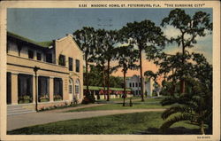 Masonic Home Postcard