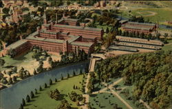Main American Optical Co. Factory Southbridge, MA Postcard Postcard