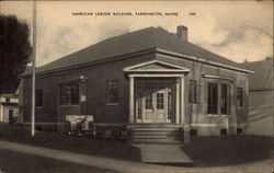 American Legion Building Farmington, ME Postcard Postcard
