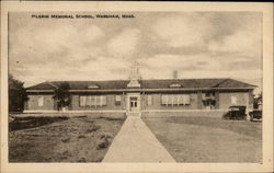 Pilgrim Memorial School Wareham, MA Postcard Postcard