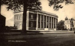 City Hall Bridgeton, NJ Postcard Postcard