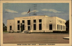 United States Post Office Inglewood, CA Postcard Postcard