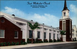 First Methodist Church Postcard