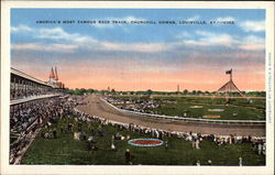 America's Most Famous Race Track, Churchill Downs Postcard