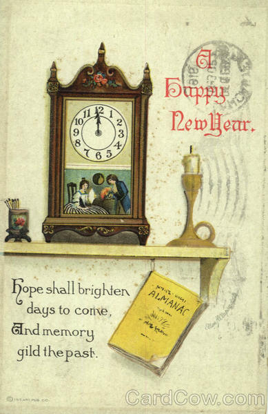 A Happy New Year Ellen Clapsaddle New Year's