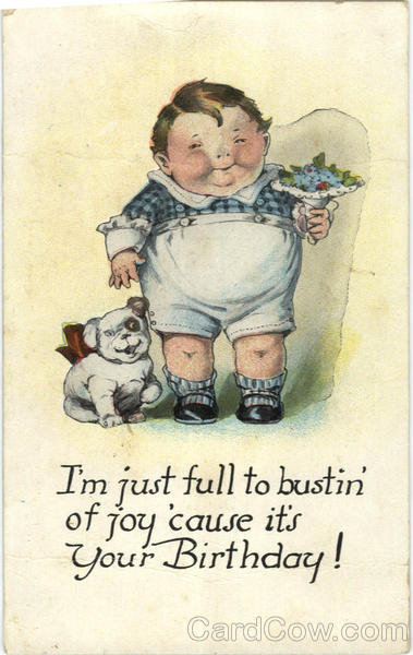 Full to Bustin 'cause it's your Birthday!