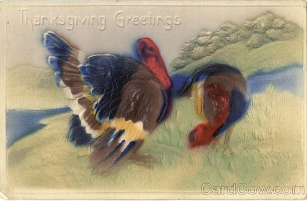 Thanksgiving Greetings Turkeys