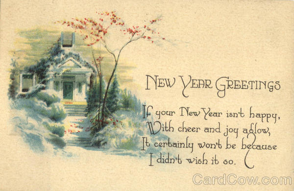 New Year Greetings New Year's