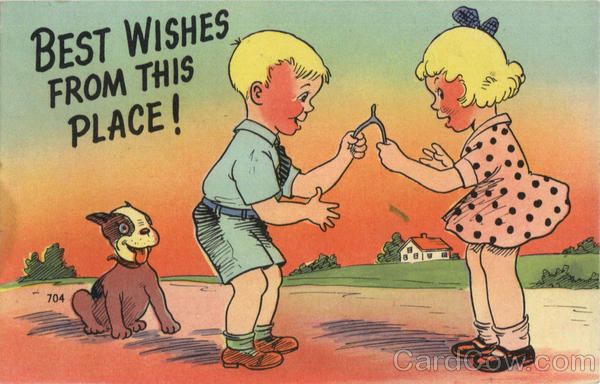 Best Wishes from this place! Dogs