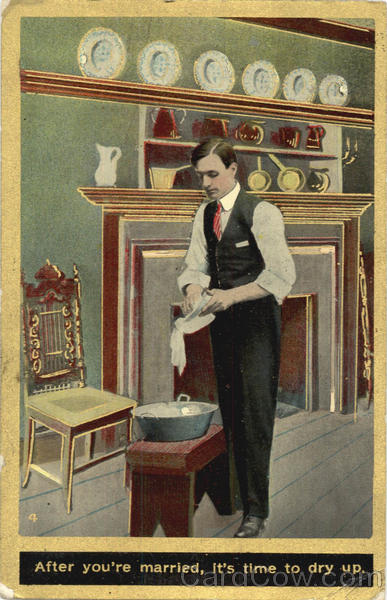 After you're married, It's time to dry up. Marriage & Wedding