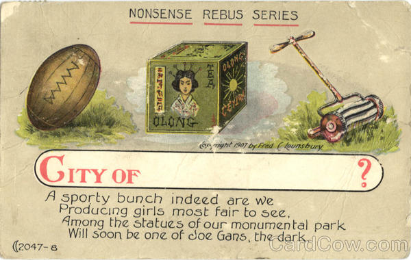 Nonsense Rebus Series Comic, Funny