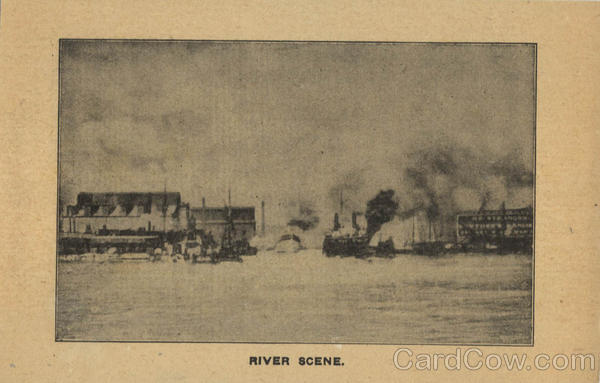 River Scene Chicago Illinois