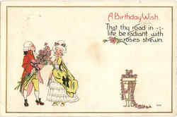 A Birthday Wish Postcard Postcard