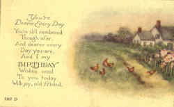 You're Dearer Every Day Postcard