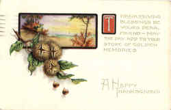 A Happy Thanksgiving Postcard